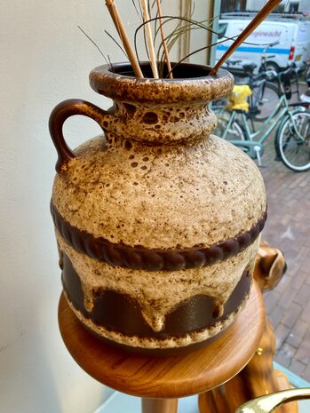 Vintage West Germany vaas Pan Keramik Fat Lava | Sprinkelhop