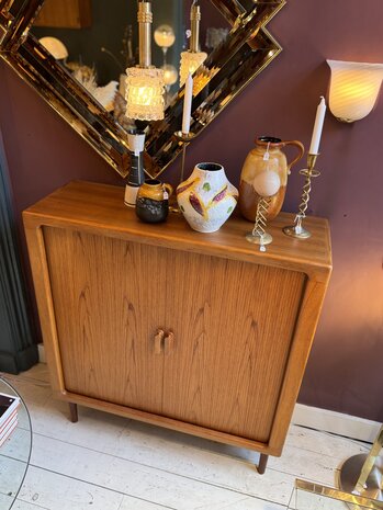 Silkeborg Deense vintage kast met tambour deuren | Sprinkelhop