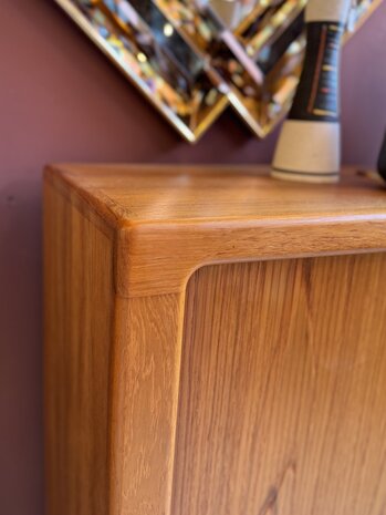 Silkeborg Deense vintage kast met tambour deuren | Sprinkelhop