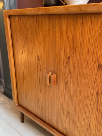 Silkeborg Deense vintage kast met tambour deuren | Sprinkelhop