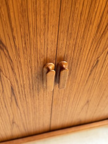 Silkeborg Deense vintage kast met tambour deuren | Sprinkelhop