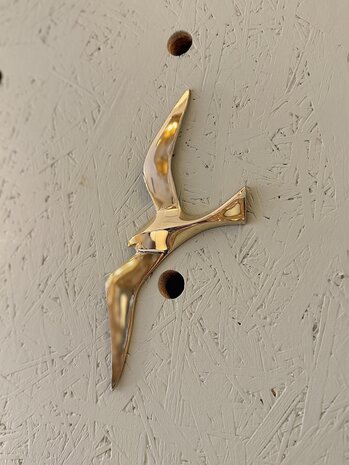 Messing vogel zwaluw zeemeeuw voor aan de wand | Sprinkelhop