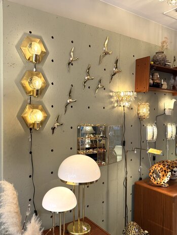 Messing vogel zwaluw zeemeeuw voor aan de wand | Sprinkelhop