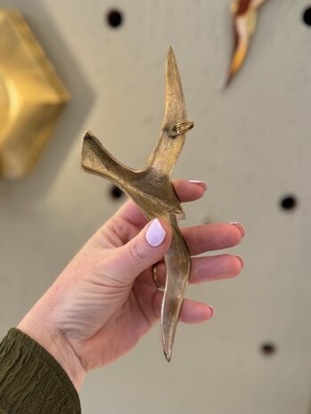 Messing vogel zwaluw zeemeeuw voor aan de wand | Sprinkelhop