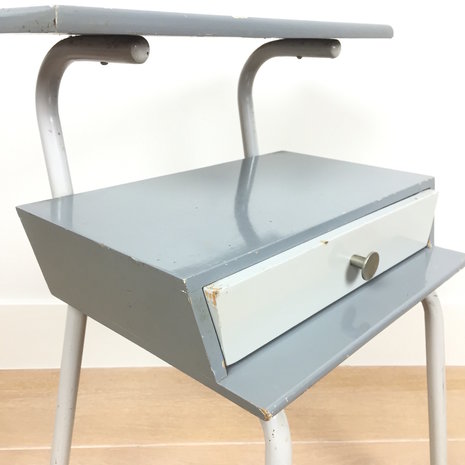 Vintage nachtkastje Auping Rietveld blauw