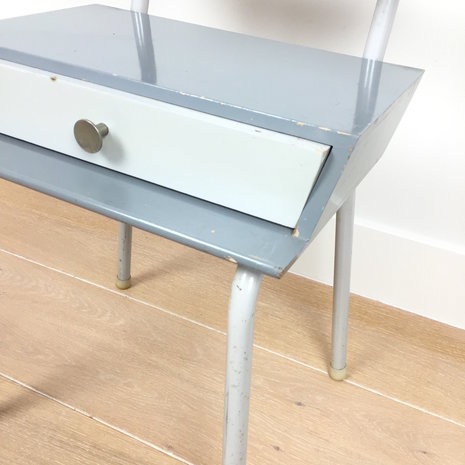 Vintage nachtkastje Auping Rietveld blauw