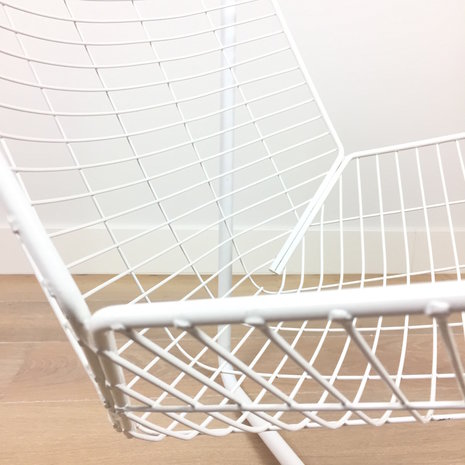 Järpen draadtafel en draadstoel wit Niels Gammelgaard voor Ikea | Sprinkel + Hop