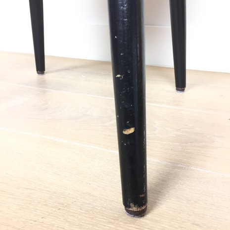 Jaren 60 Pastoe houten spijlenstoel zwart | Sprinkel + Hop