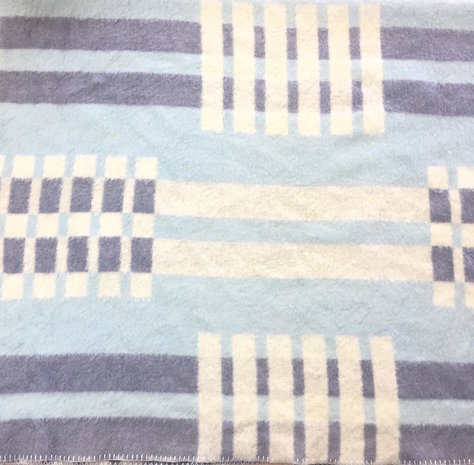Vintage wollen deken blauw 130 x 190 | Sprinkel + Hop