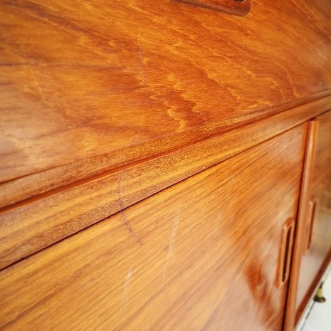 Vintage teak houten dressoir kastje | Sprinkel + Hop