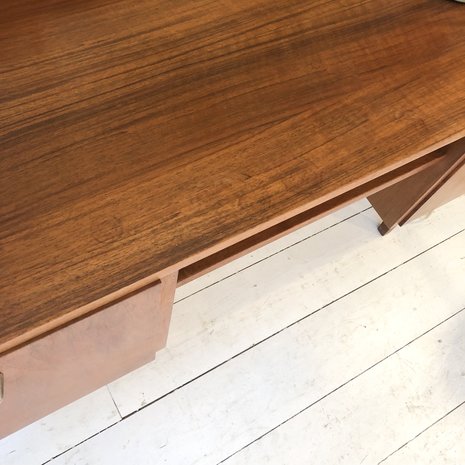 Vintage teak houten kaptafel spiegel | Sprinkel + Hop