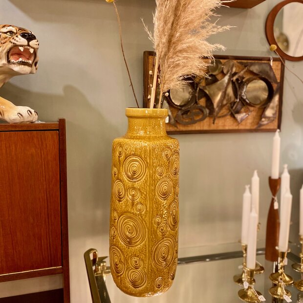 Grote West Germany vaas oker | Sprinkelhop