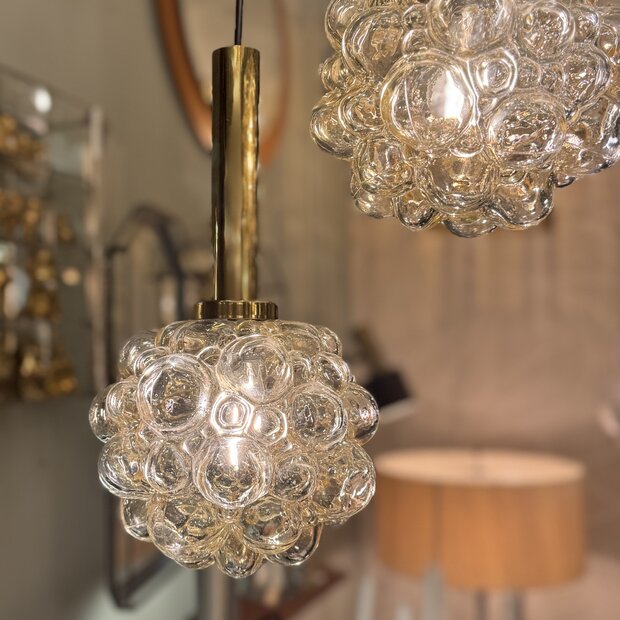 Helena Tynell glazen bubble hanglamp amber | Sprinkelhop