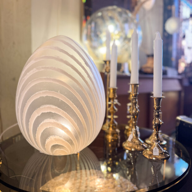 Peill Putzler zebra tafellamp eivorm | Sprinkelhop