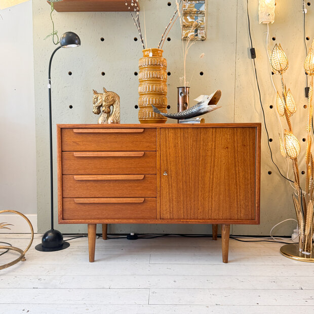 Vintage WK M&ouml;bel teak kastje met lades | Sprinkelhop
