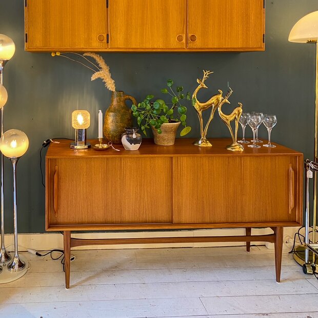 Vintage sideboard Riestenpatt 1960s teak | Sprinkelhop