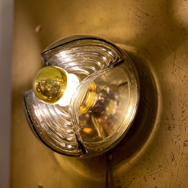 Peill Putzler glazen plafondlamp wandlamp wave futura | Sprinkelhop