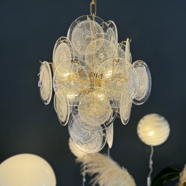 Vintage Italiaanse Vistosi hanglamp groot | Sprinkelhop