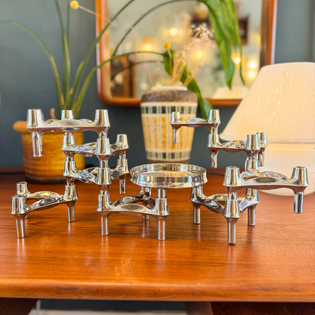 Vintage BMf kandelaar Fritz Nagel Caesar Stoffi Duits 1960s | Sprinkelhop