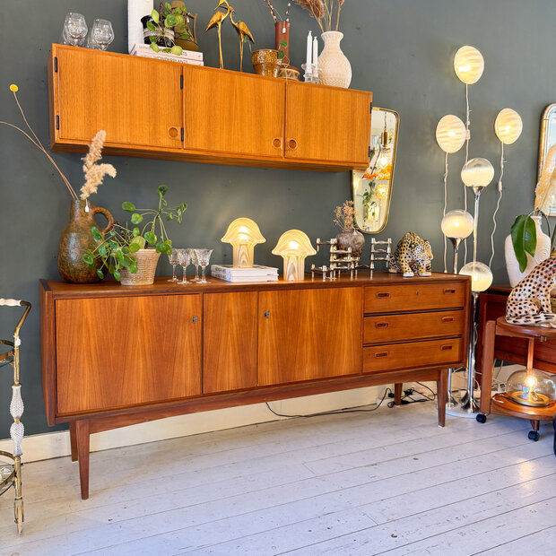 Bartels vintage mid century teak houten dressoir | Sprinkelhop