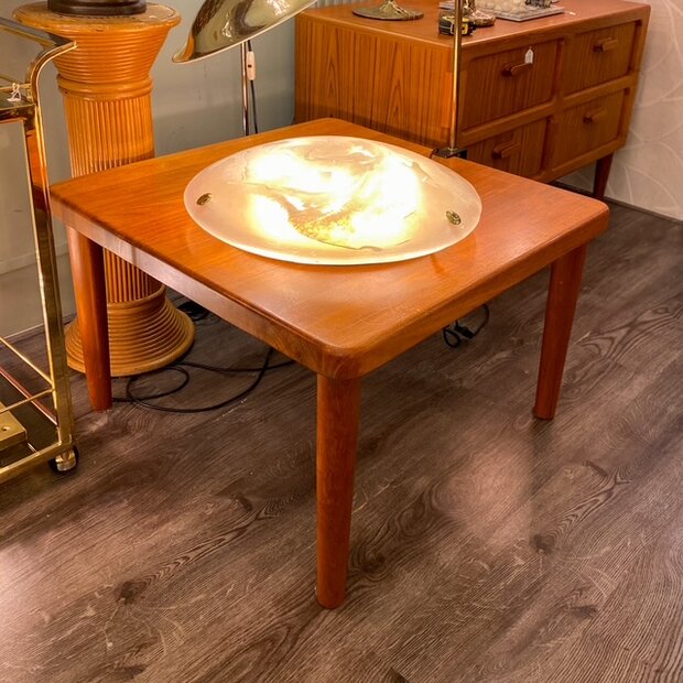 Vintage teak salontafel Glostrup Deens design | Sprinkelhop