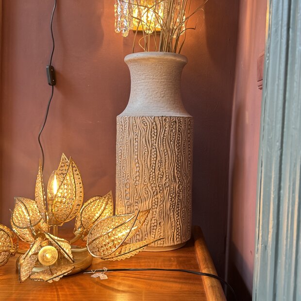 Vintage Carstens West Germany vaas grijs 7651-50 | Sprinkelhop