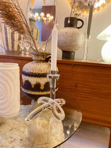 Dorothy Thorpe enkele plexiglazen Pretzel kandelaar | Sprinkelhop