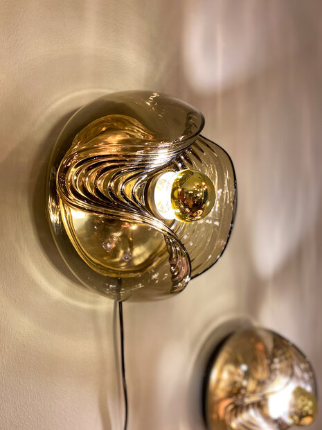 Peill Putzler glazen plafondlamp wandlamp wave futura groot| Sprinkelhop