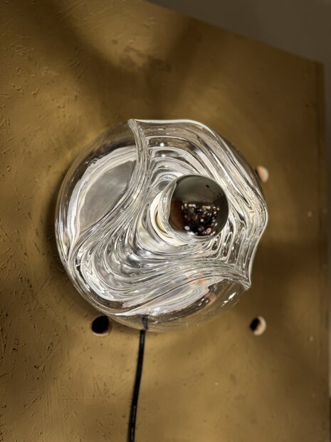 Peill &amp; Putzler Wave Futura chromen glazen wandlamp plafondlamp | Sprinkelhop