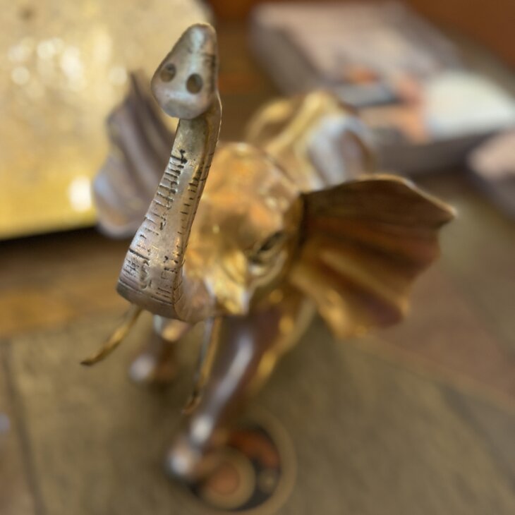 Vintage messing olifant | Sprinkelhop