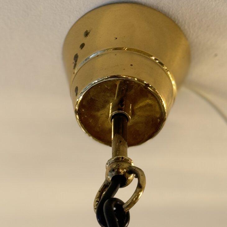 La Murrina bruin Murano glazen bubble globe hanglamp 1970s | Sprinkelhop