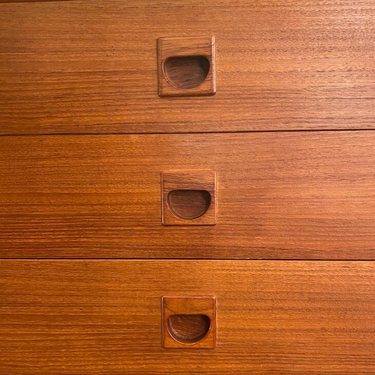 Vintage Deens dressoir ladekast Brouer Mobelfabrik 