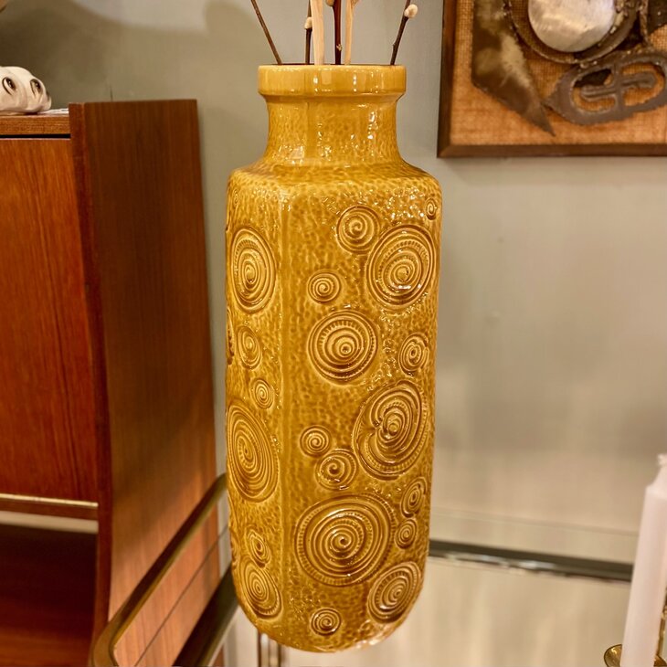 Grote West Germany vaas oker | Sprinkelhop