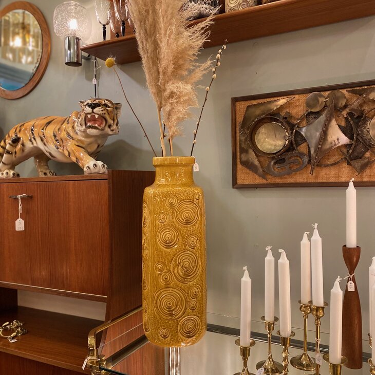 Grote West Germany vaas oker | Sprinkelhop