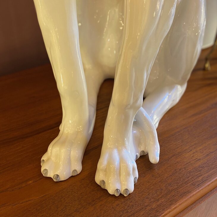 Vintage keramieken hazewindhond | Sprinkelhop