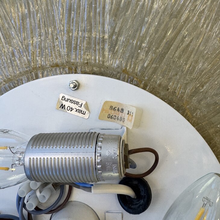 Vintage Hillebrand ronde spiegel van plexiglas met verlichting | Sprinkelhop