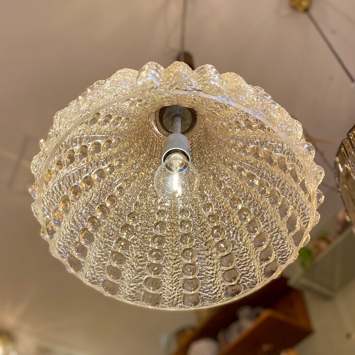 Peill &amp; Putzler glazen hanglamp 1970s bubbelglas | Sprinkelhop