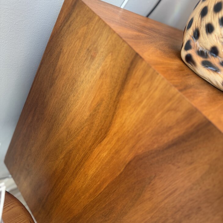 Groot vintage houten dressoir sideboard | Sprinkelhop