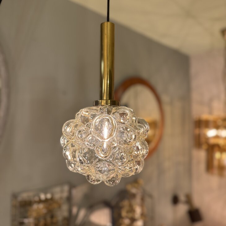 Helena Tynell glazen bubble hanglamp amber | Sprinkelhop