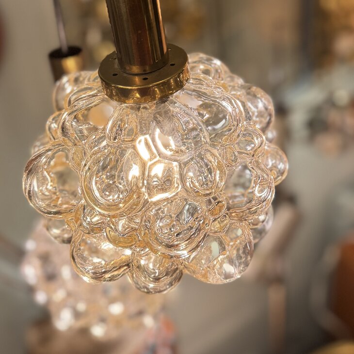 Helena Tynell glazen bubble hanglamp amber | Sprinkelhop
