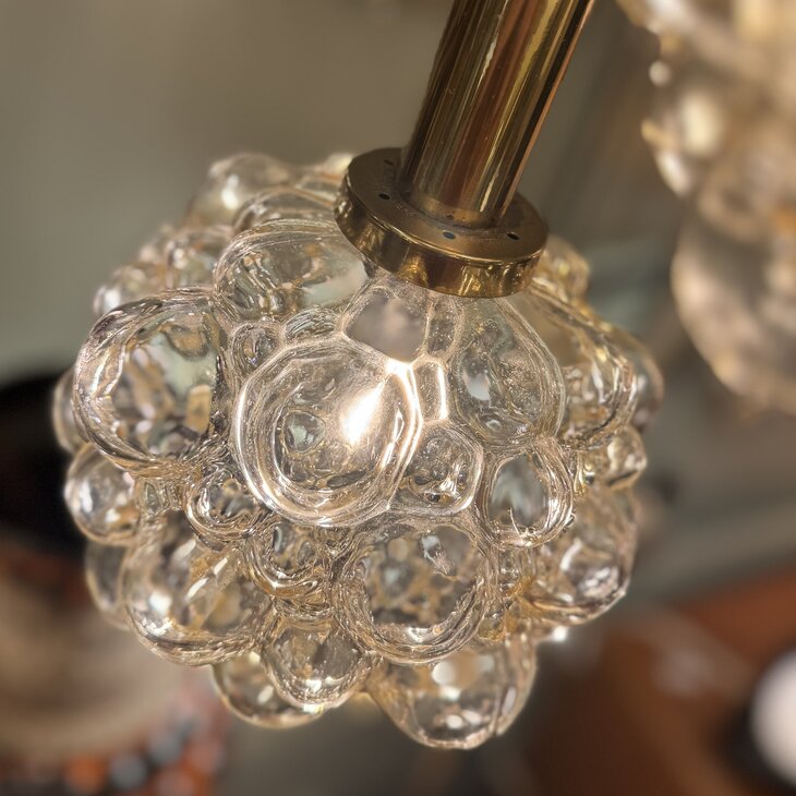 Helena Tynell glazen bubble hanglamp amber | Sprinkelhop