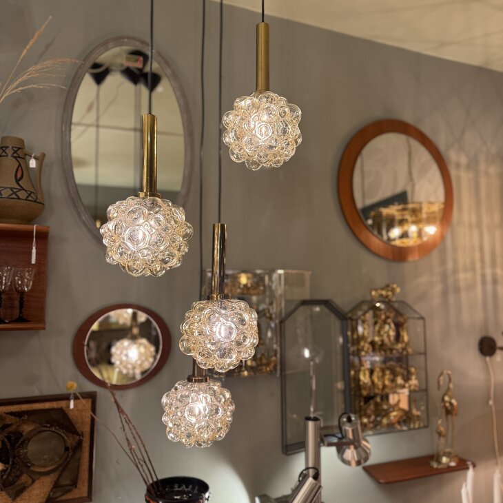 Helena Tynell glazen bubble hanglamp amber | Sprinkelhop