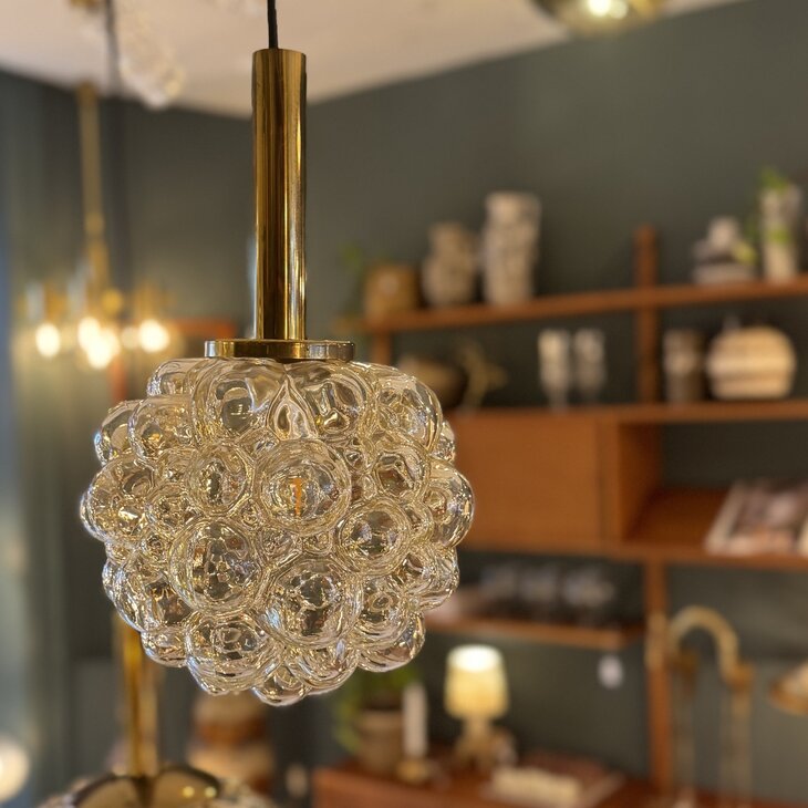 Helena Tynell glazen bubble hanglamp amber 