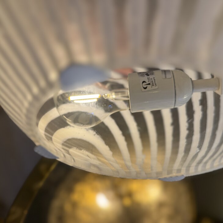 Peill Putzler zebra tafellamp eivorm | Sprinkelhop