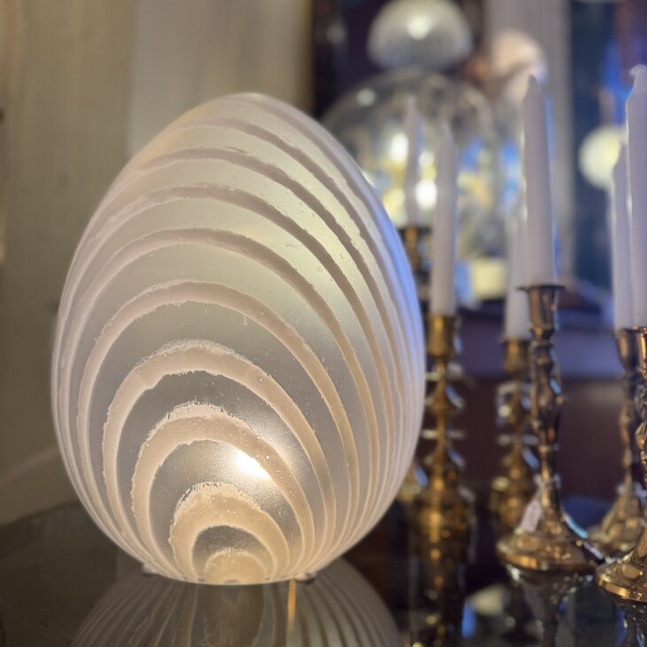 Peill Putzler zebra tafellamp eivorm | Sprinkelhop