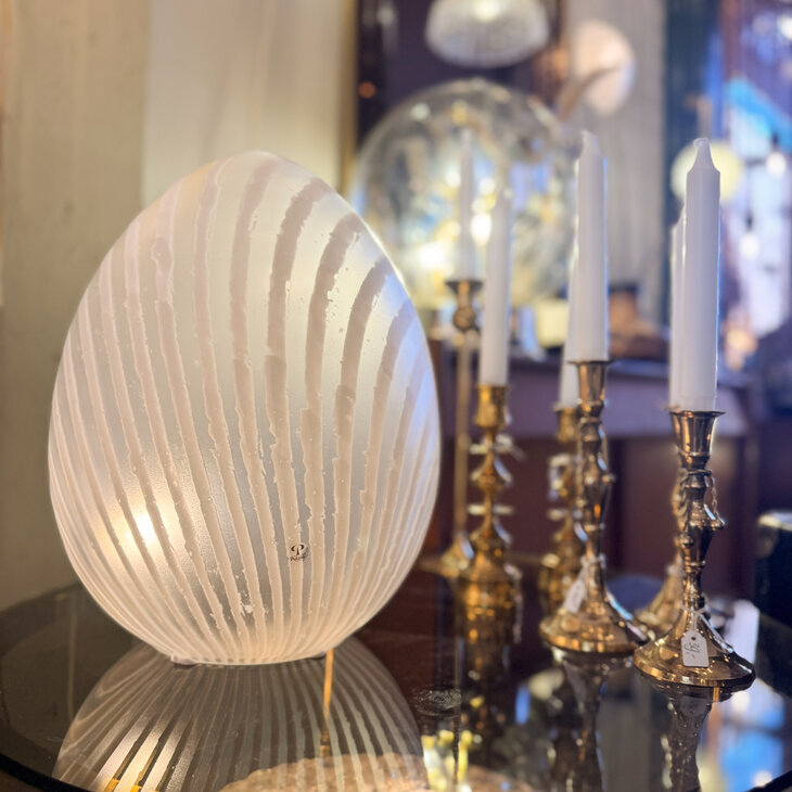 Peill Putzler zebra tafellamp eivorm | Sprinkelhop