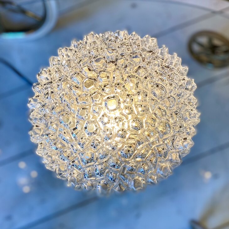 Vintage Glashutte Limburg plafondlamp klein | Sprinkelhop