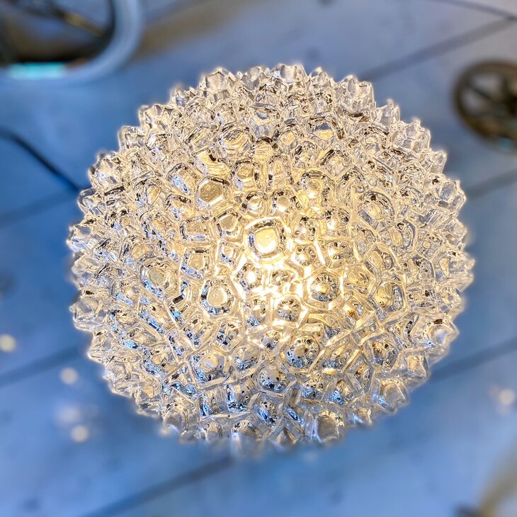 Vintage Glashutte Limburg plafondlamp klein | Sprinkelhop