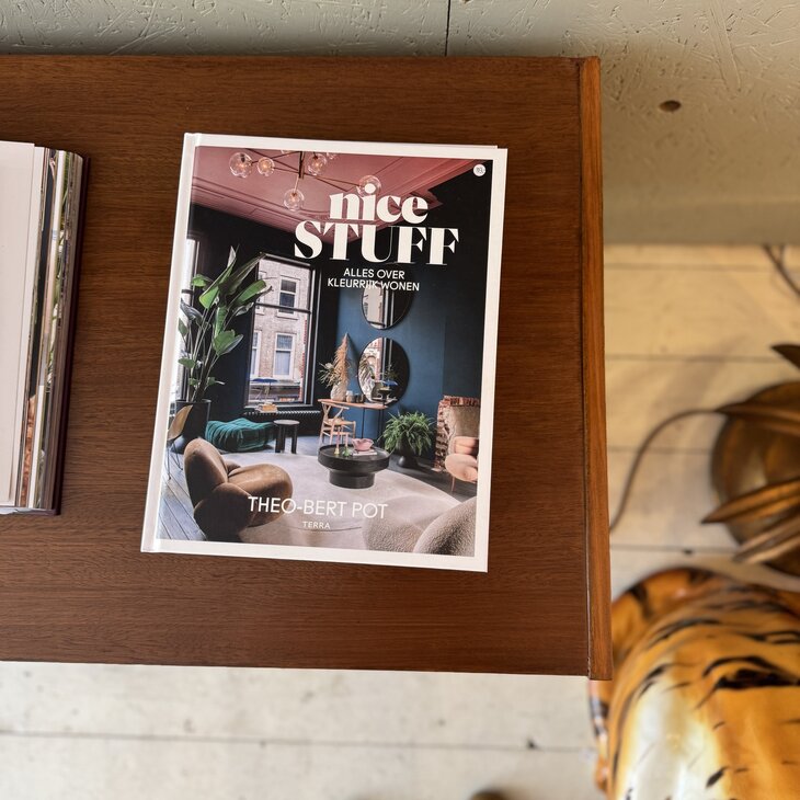 Vintage houten laag dressoir | Sprinkelhop