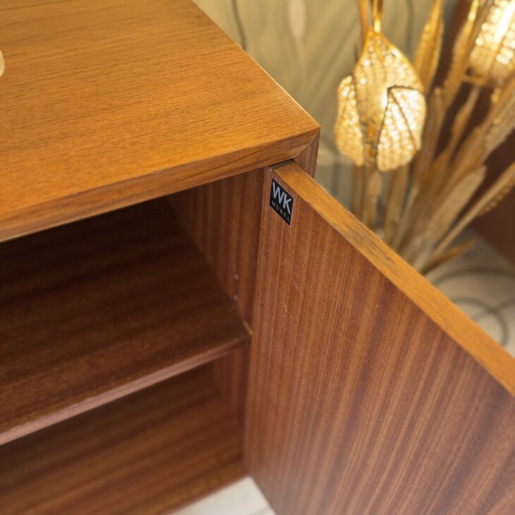 Vintage WK M&ouml;bel teak kastje met lades | Sprinkelhop